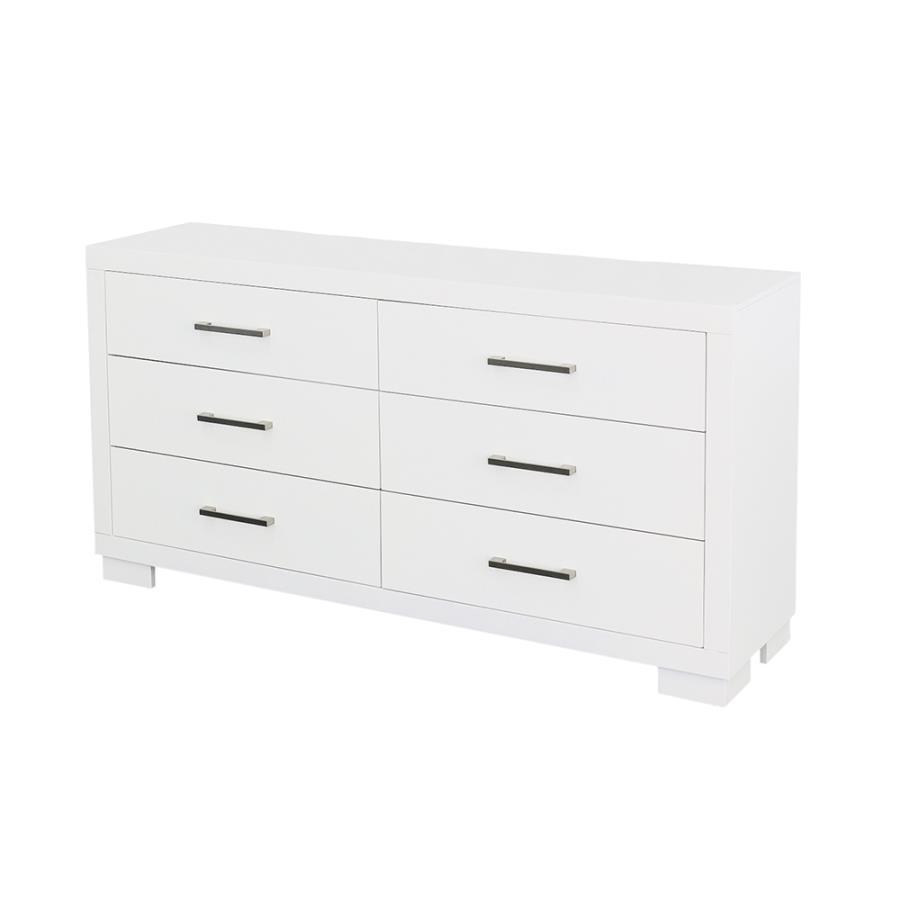 Coaster Fine Furniture Jessica - 6-drawer Dresser | Meri Furniture