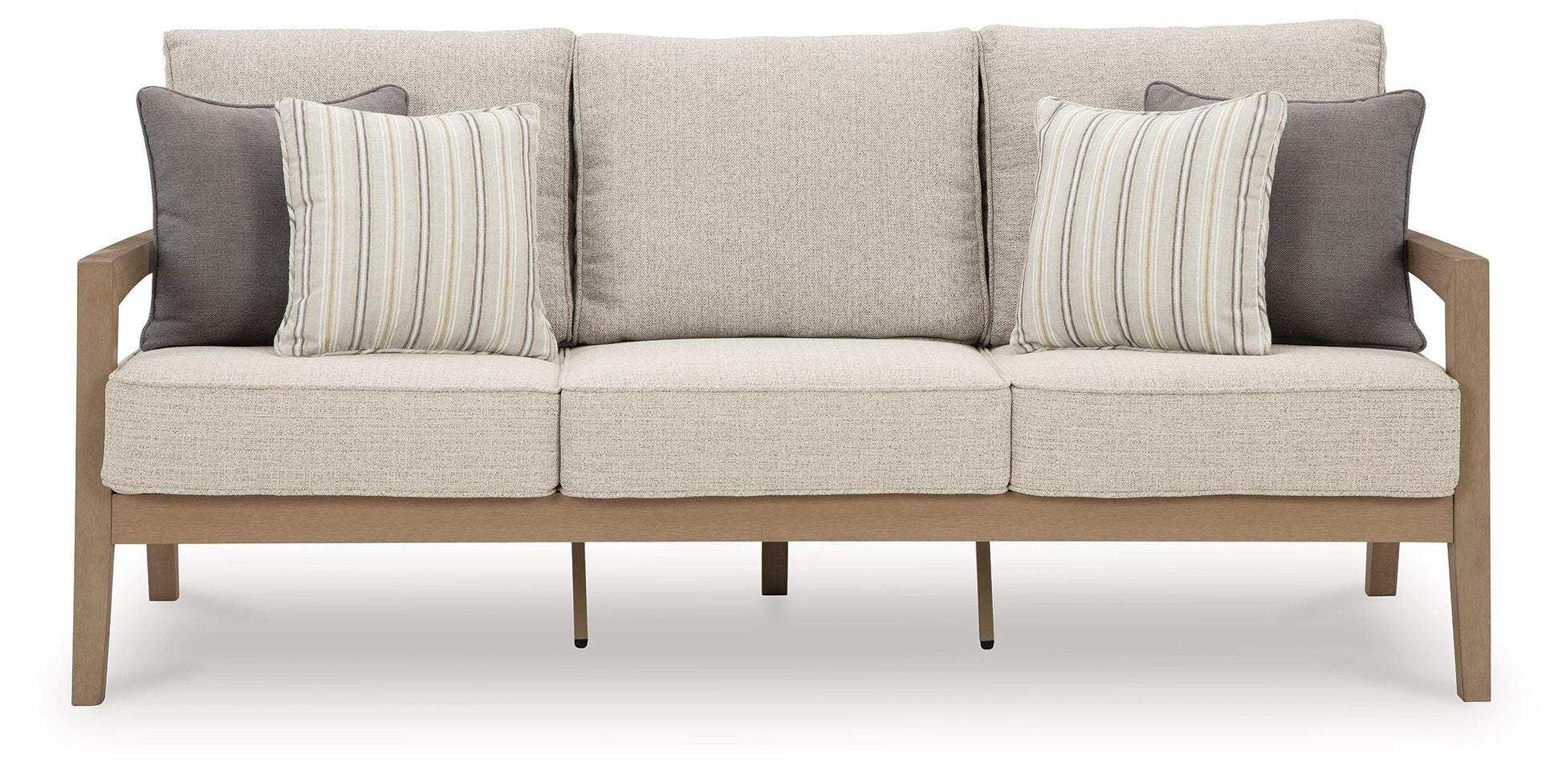 Signature Design by Ashley® Hallow Creek - Driftwood - Sofa With Cushion | Meri Furniture