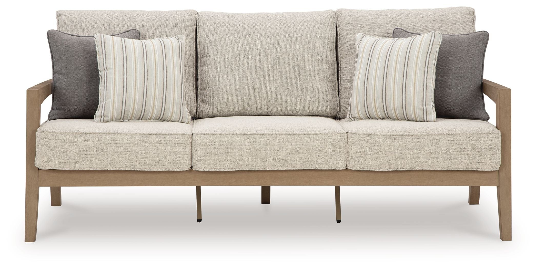 Signature Design by Ashley® Hallow Creek - Driftwood - Sofa With Cushion | Meri Furniture