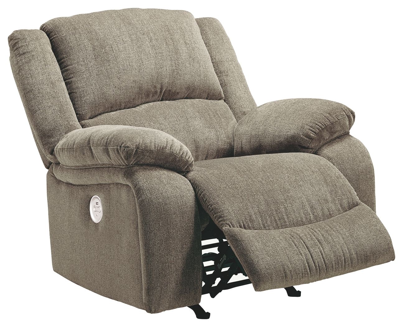 Ashley Furniture Draycoll - Pewter - Power Rocker Recliner | Meri Furniture