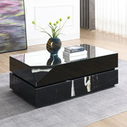 ACME Drisana - Coffee Table - Black Mirrored Finish | Meri Furniture