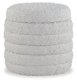 Signature Design by Ashley® Duntler - Ivory - Storage Ottoman | Meri Furniture