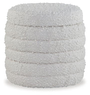 Signature Design by Ashley® Duntler - Ivory - Storage Ottoman | Meri Furniture