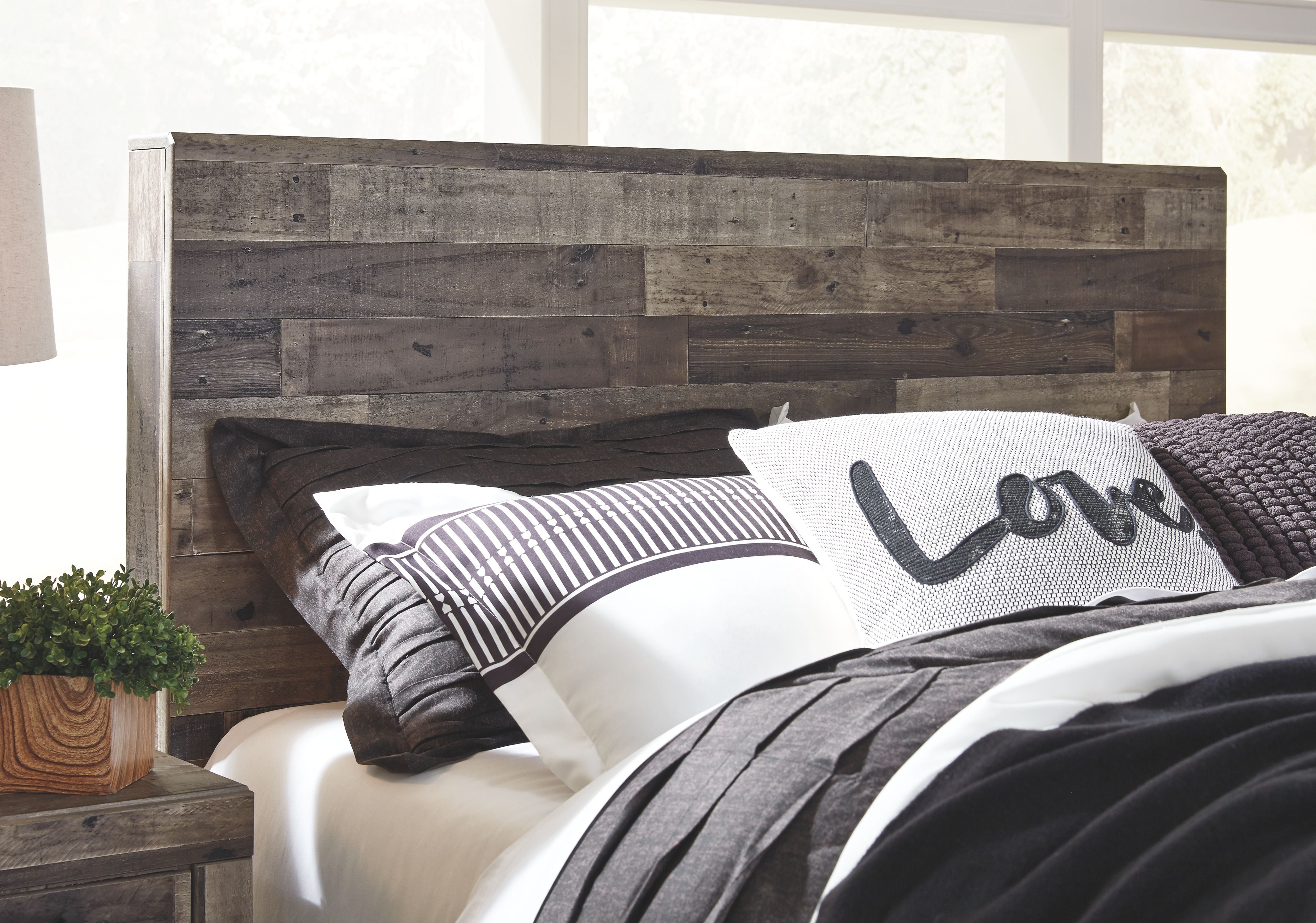 Ashley Furniture Derekson - Panel Headboard | Meri Furniture