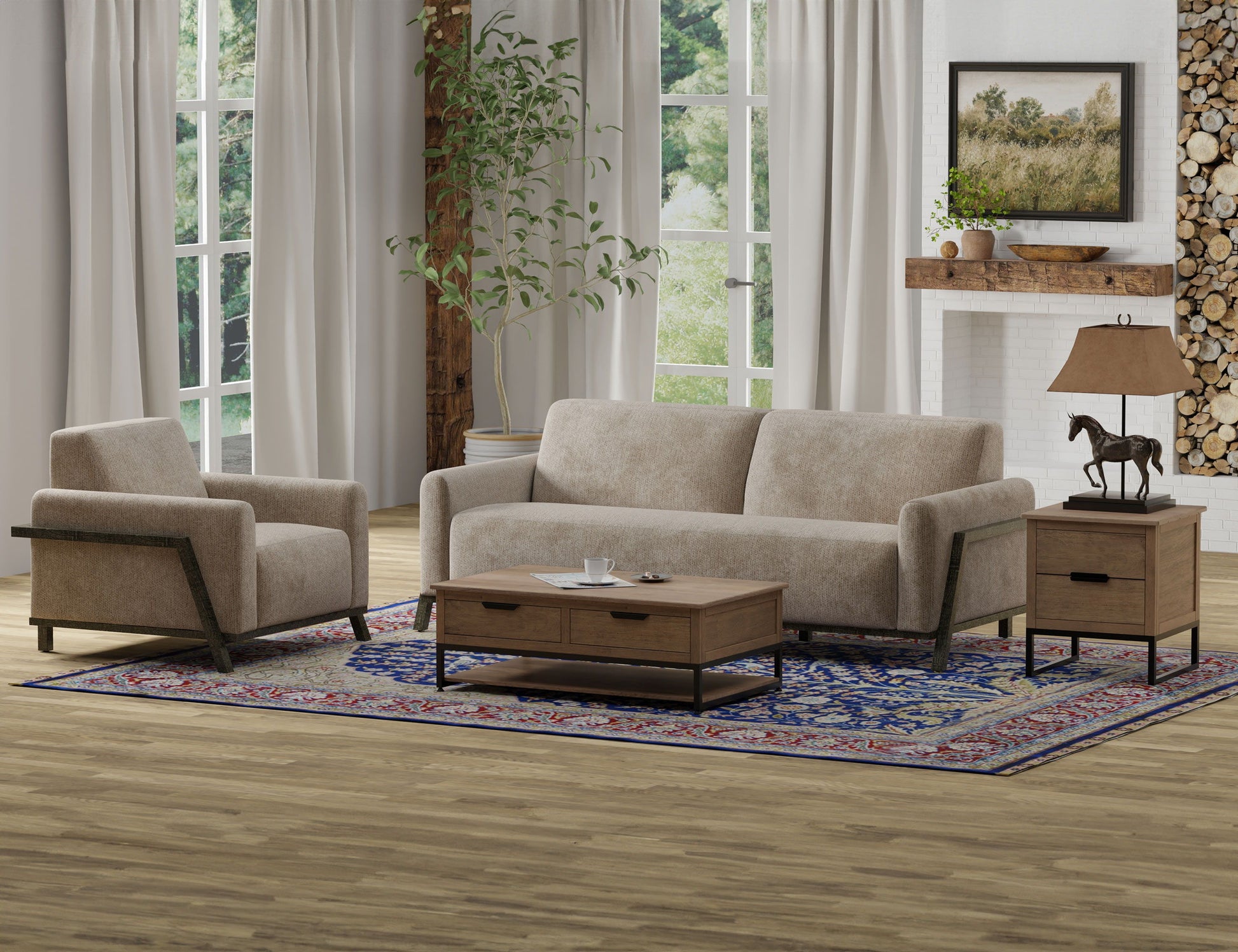 International Furniture Direct Fika - Sofa | Meri Furniture