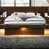 Jessica - Wood LED Panel Bed