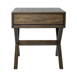 Liberty Furniture Lennox - Drawer End Table - Dark Brown | Meri Furniture