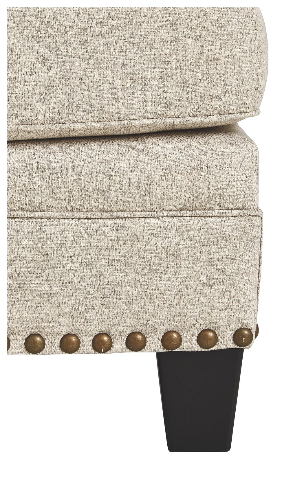 Ashley Furniture Claredon - Linen - Ottoman | Meri Furniture