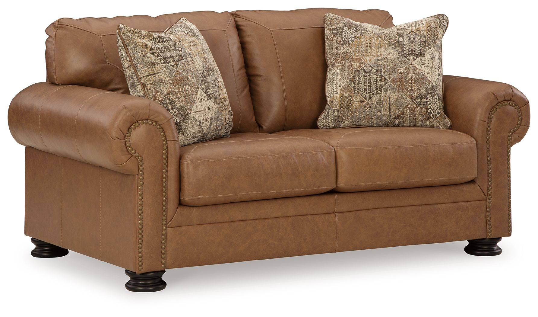 Signature Design by Ashley® Carianna - Caramel - Loveseat | Meri Furniture