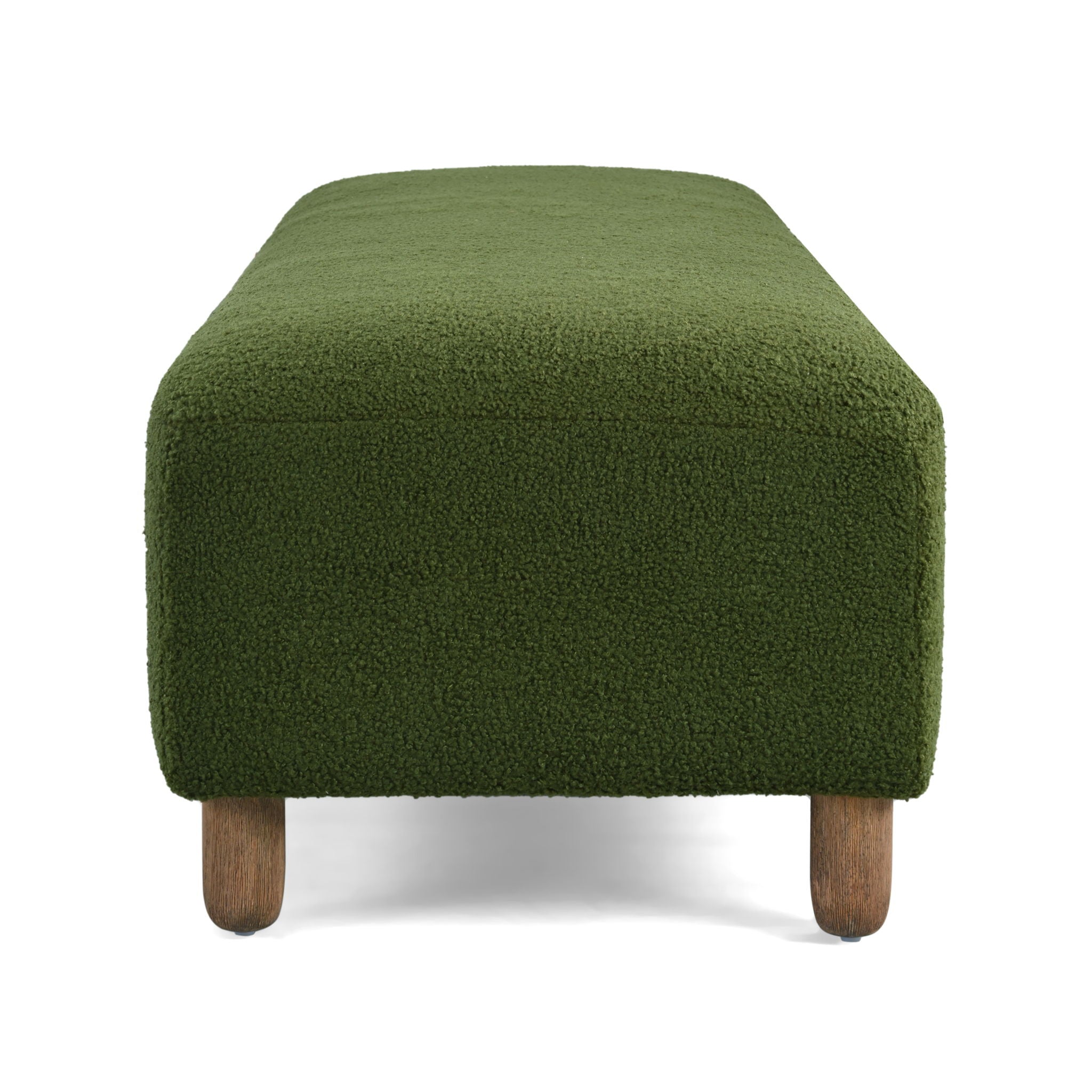 Contemporary Ottoman With Foam Cushion And Durable Upholstery