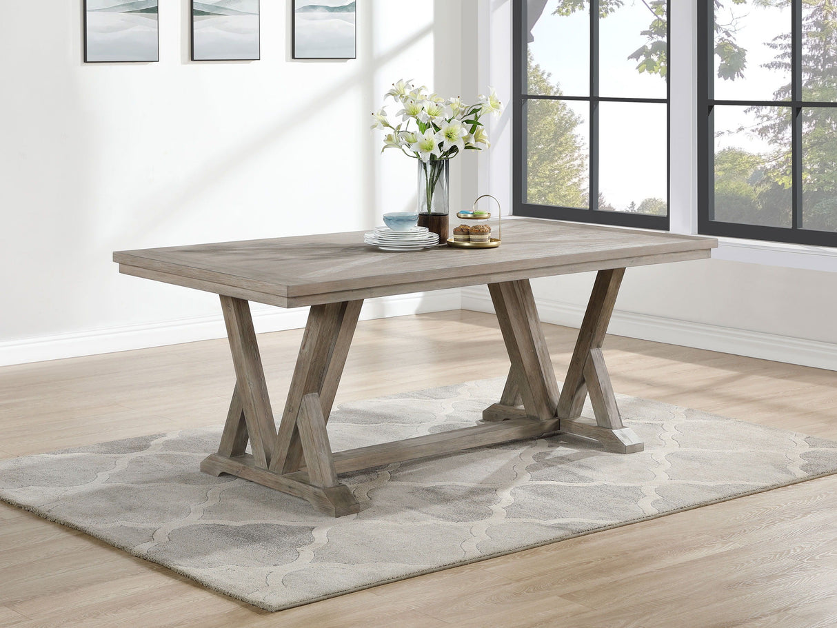 Cornelia - Rectangular Dining Table - Coastal Gray