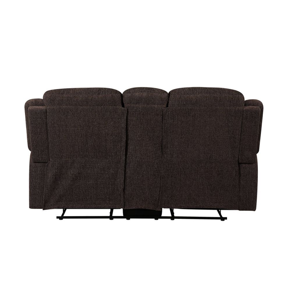 ACME Madden - Loveseat - Brown Chenille | Meri Furniture