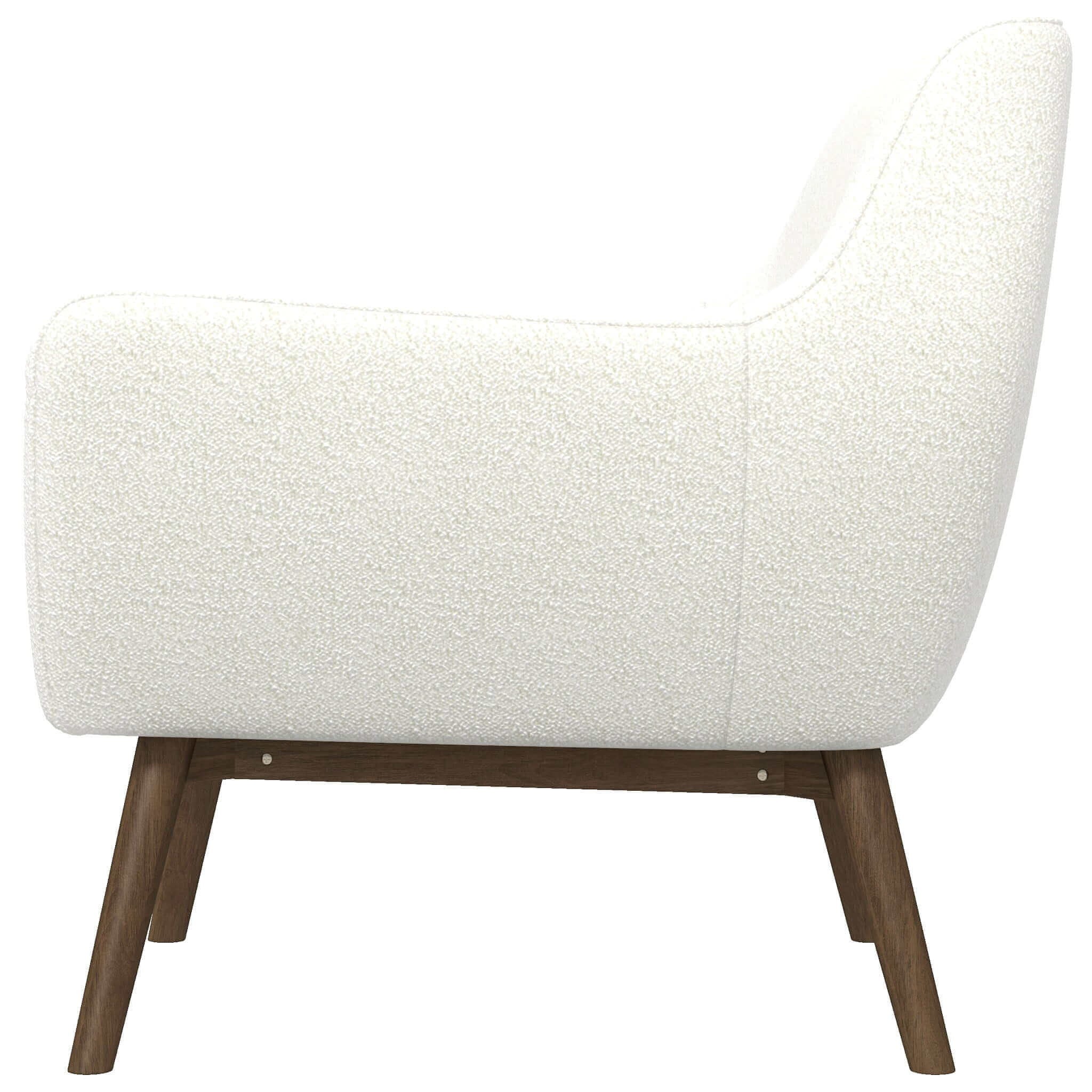Panom - Lounge Chair - Brown / White