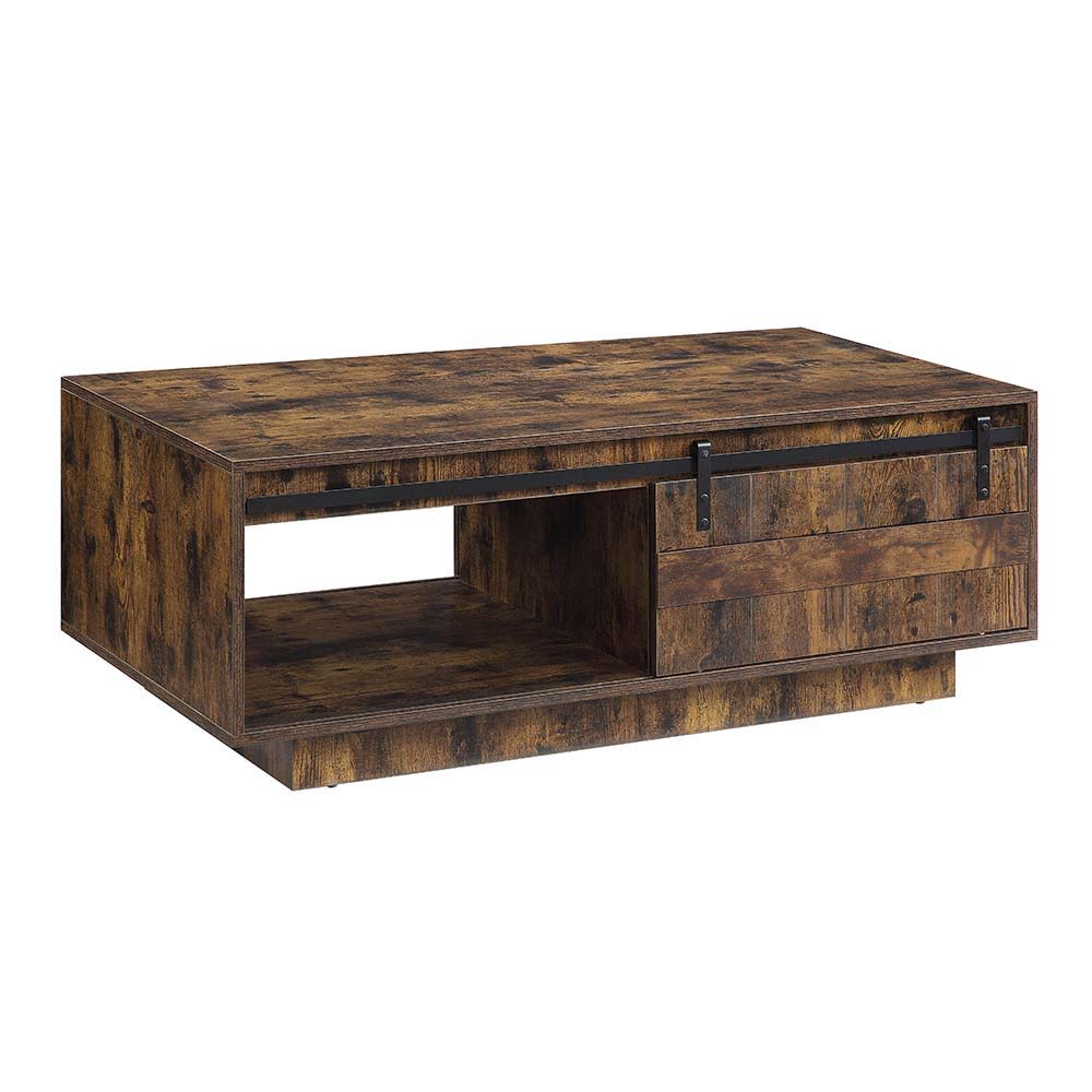 ACME Bellarosa - Coffee Table - Rustic Oak | Meri Furniture