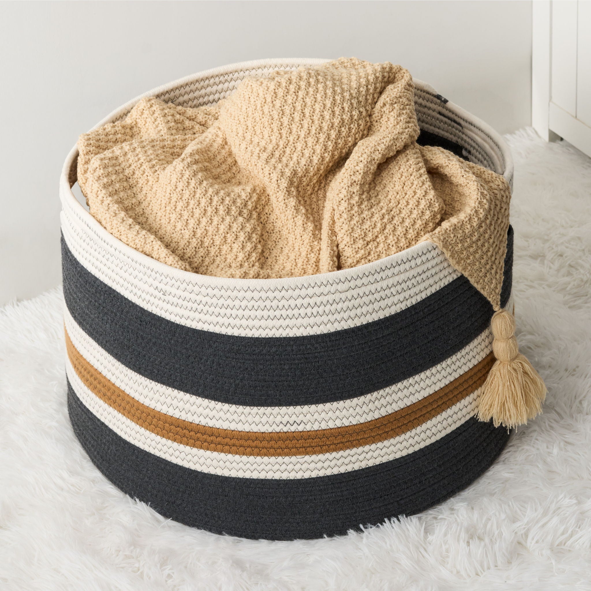 Gregory - Cotton Round Storage Basket