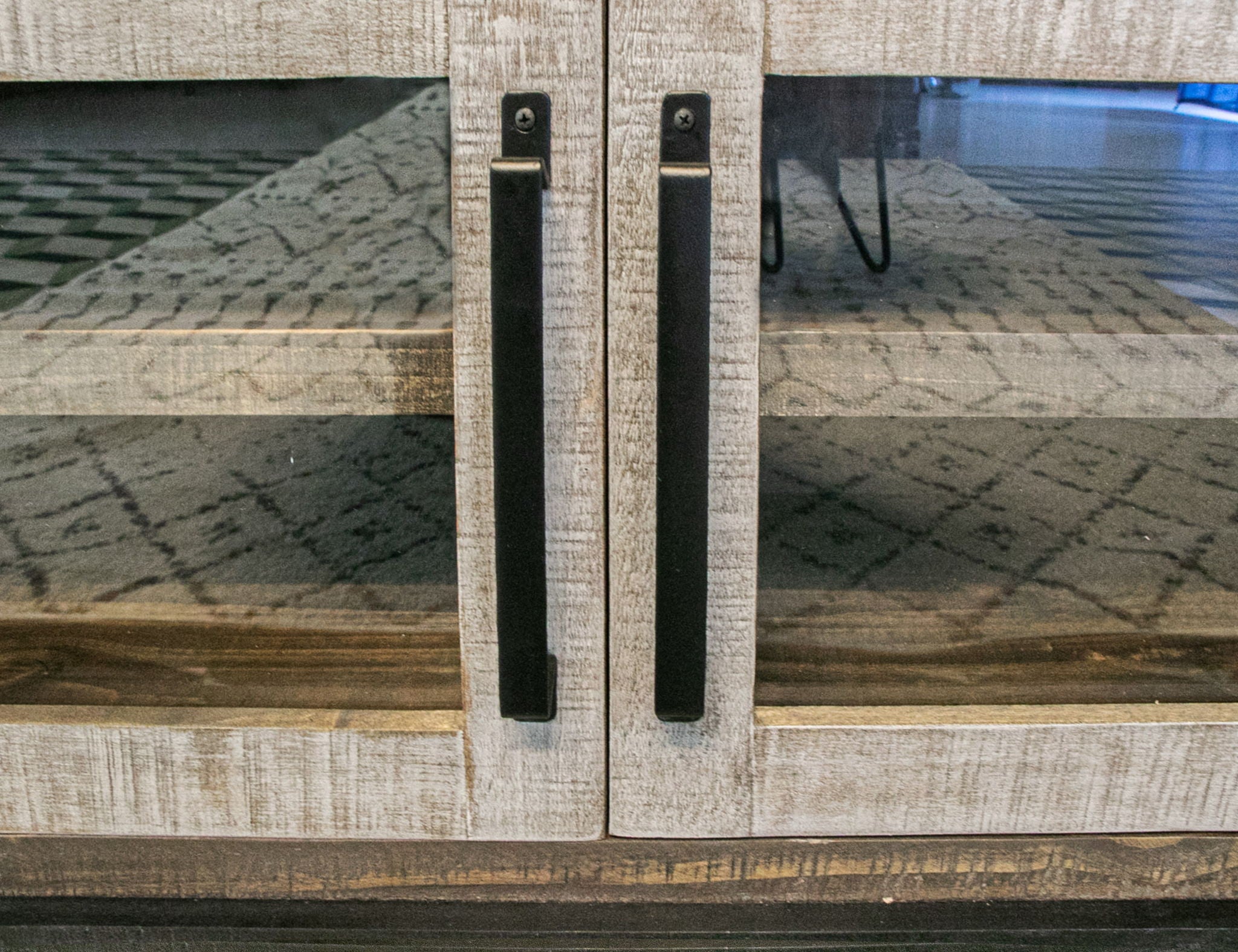 Loft - TV Stand - Two Tone Gray / Brown