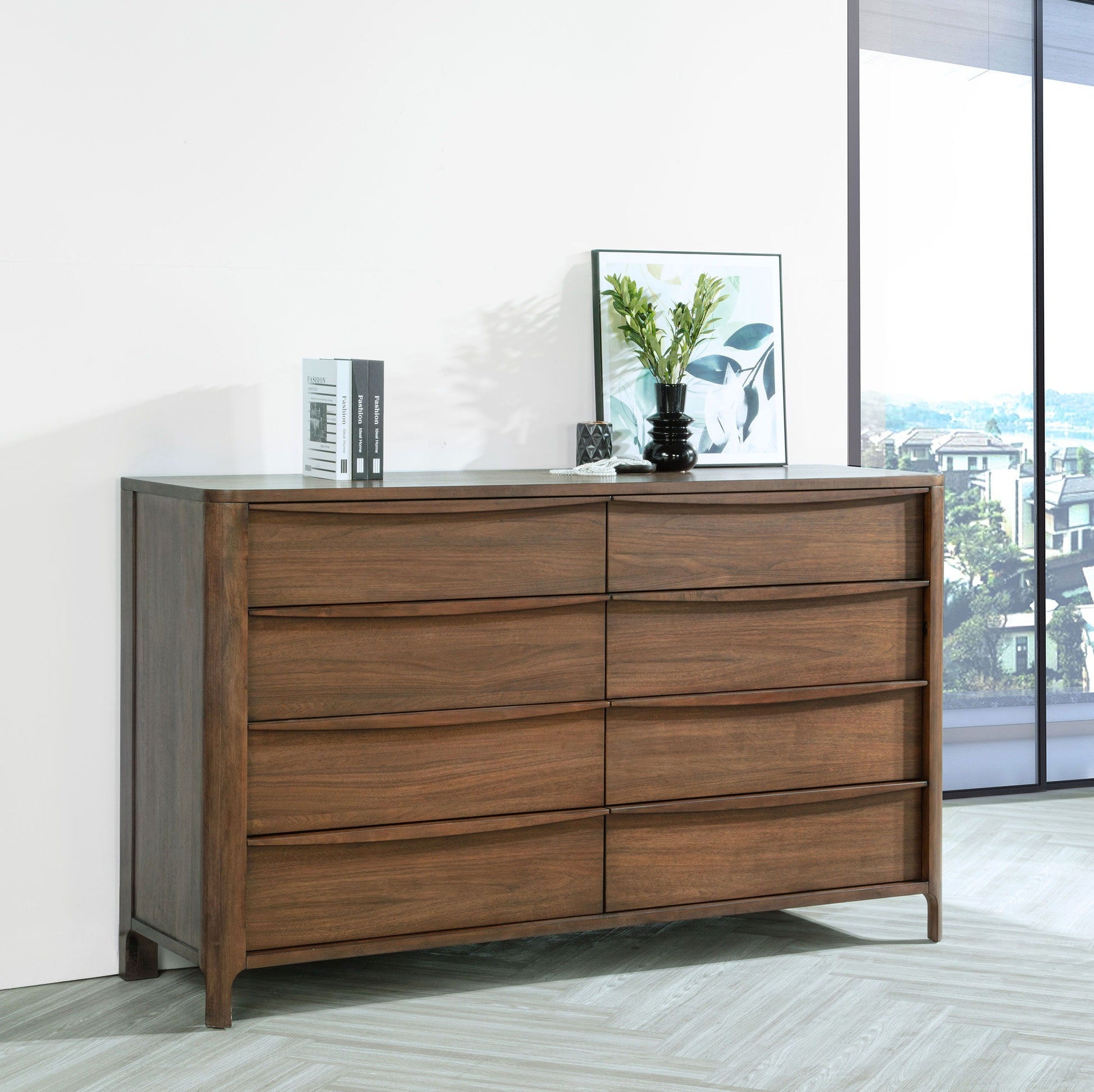 Coaster Fine Furniture Maderia - 8-Drawer Dresser Cabinet - Walnut | Meri Furniture