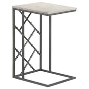 Coaster Fine Furniture Angeliki - Marble Top C-Shape Sofa Side Table | Meri Furniture