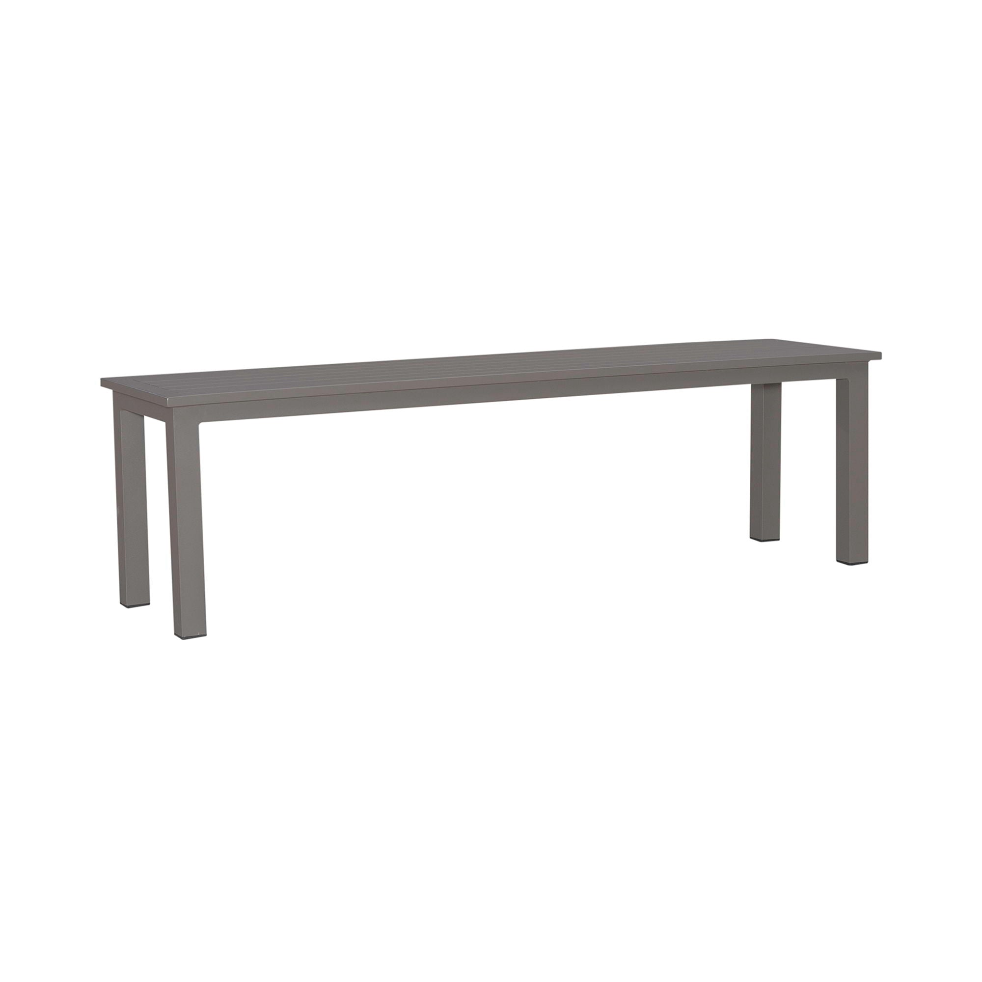 Liberty Furniture Plantation Key - Outdoor Dining Bench - Granite | Meri Furniture