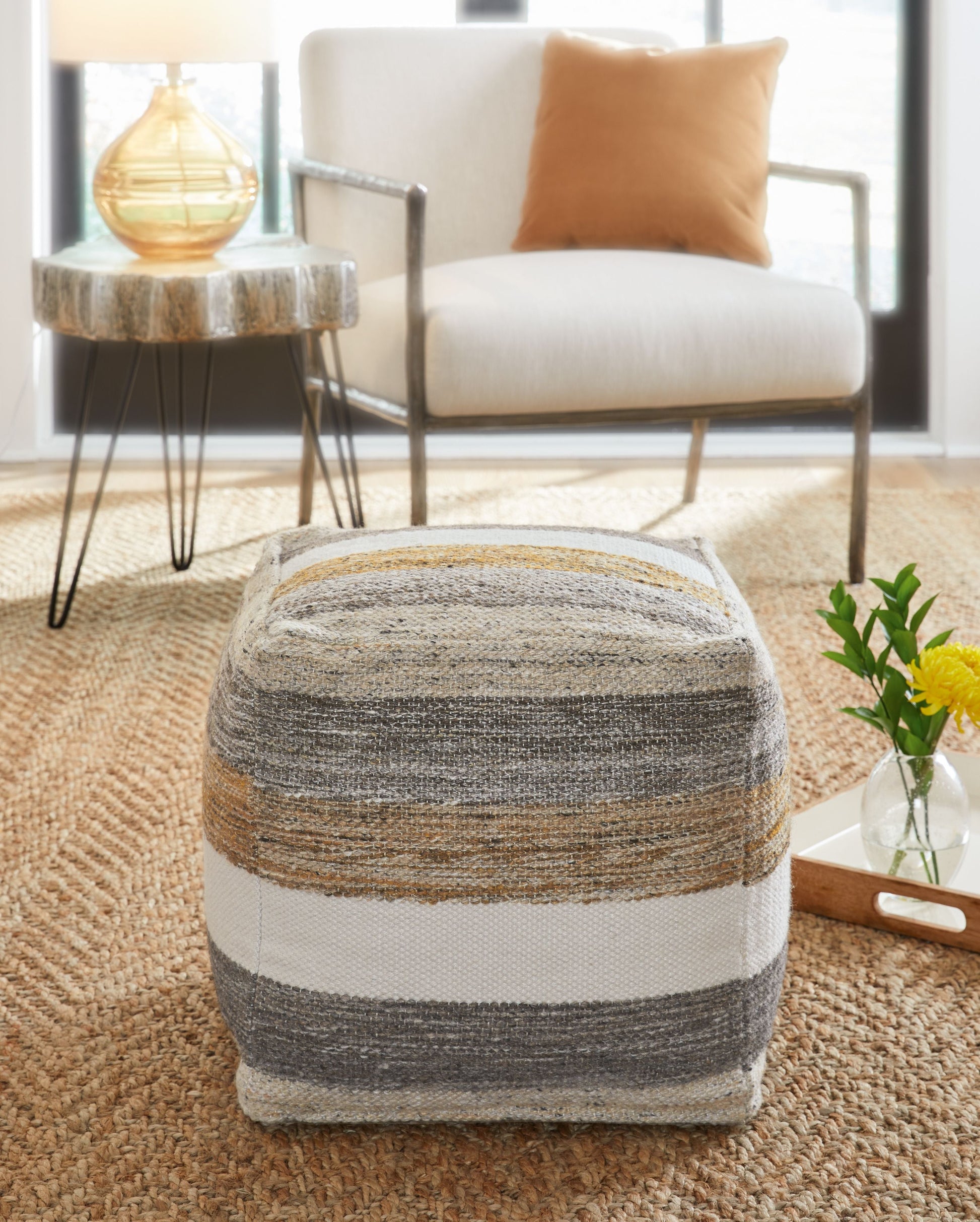 Signature Design by Ashley® Josalind - Multi - Pouf | Meri Furniture