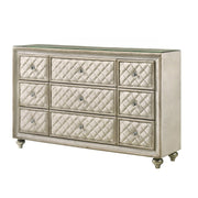 ACME Lucienne - Dresser - Beige Velvet | Meri Furniture