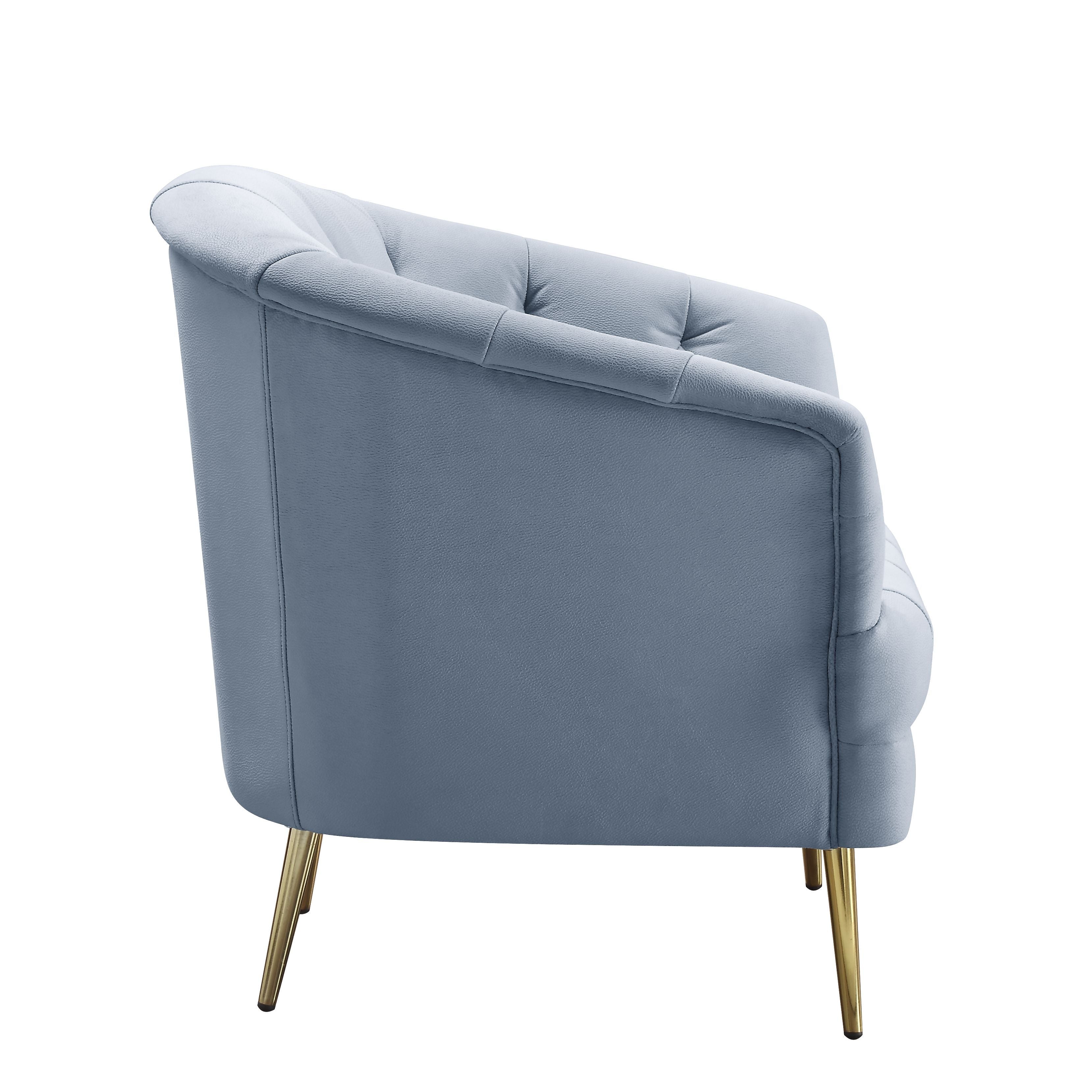 ACME Bayram - Sofa - Light Gray Velvet | Meri Furniture