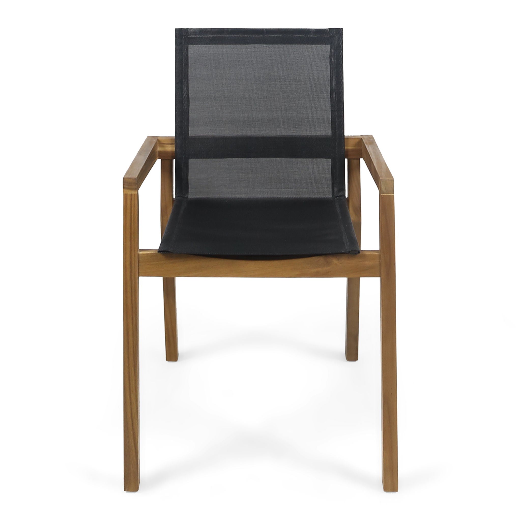 Belfast - Dining Chair With Acacia Wood Frame And Mesh Seating (Set of 2)