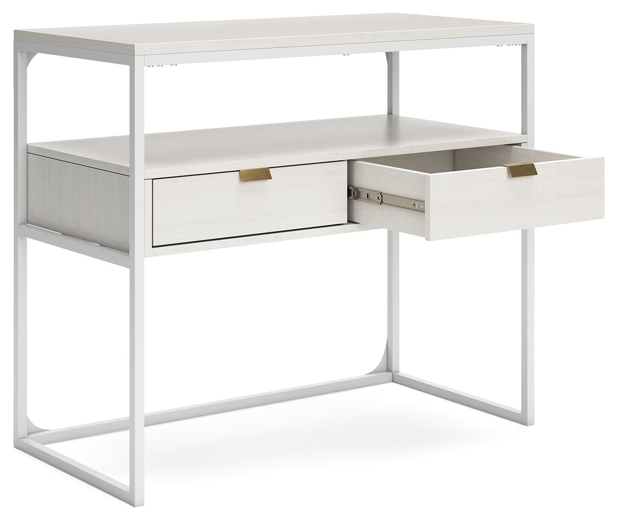 Signature Design by Ashley® Deznee - White - Credenza | Meri Furniture