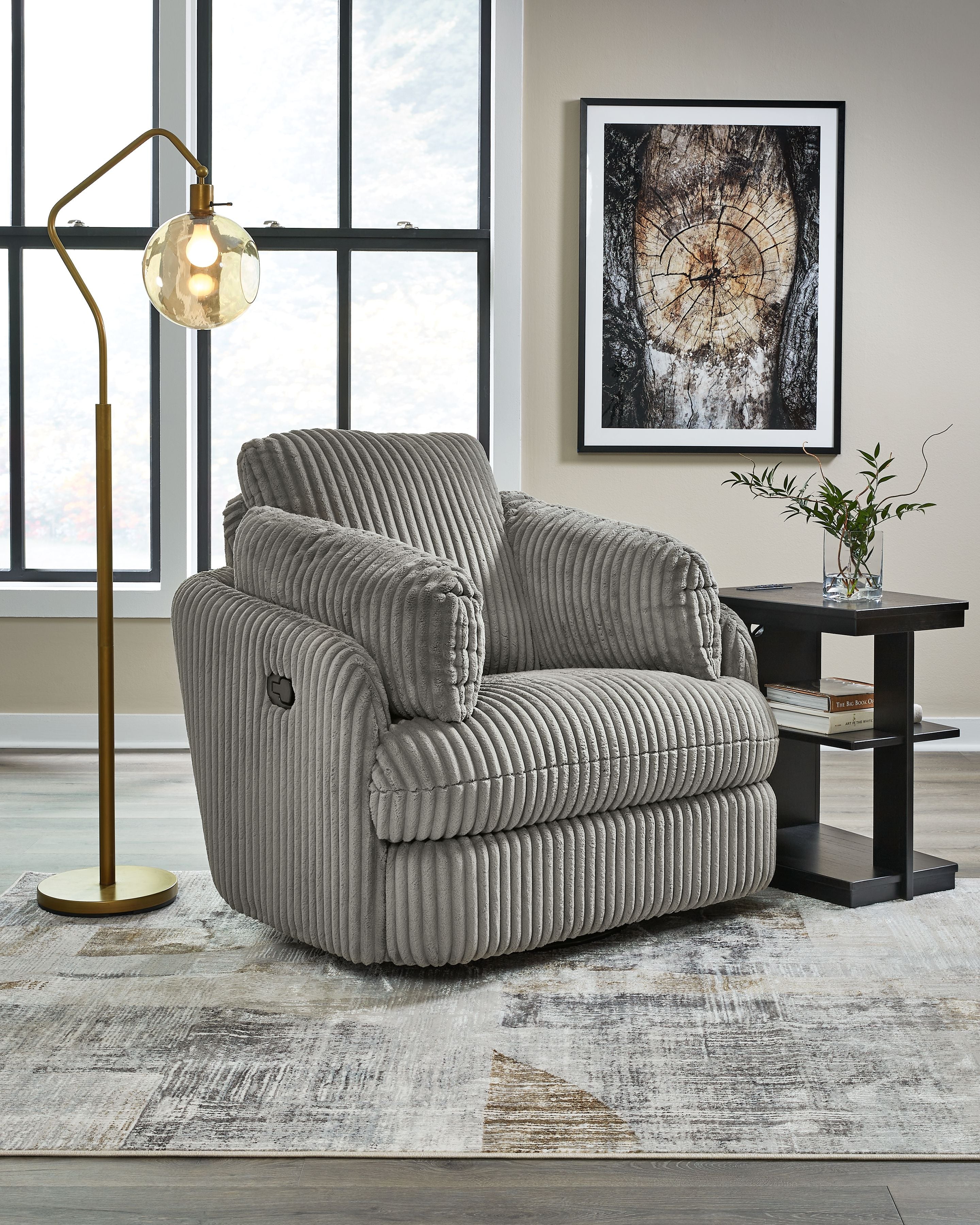 Signature Design by Ashley® Tie-breaker - Swivel Glider Recliner | Meri Furniture