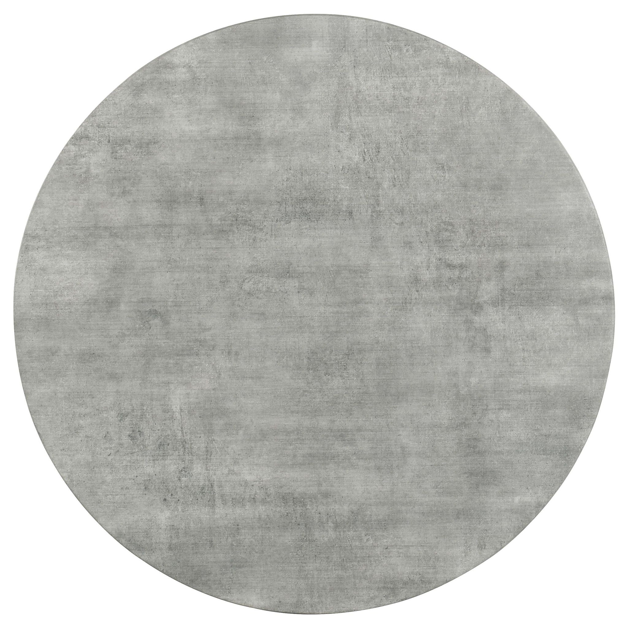 Hadi Round SmartTop Coffee Table Cement and Gunmetal