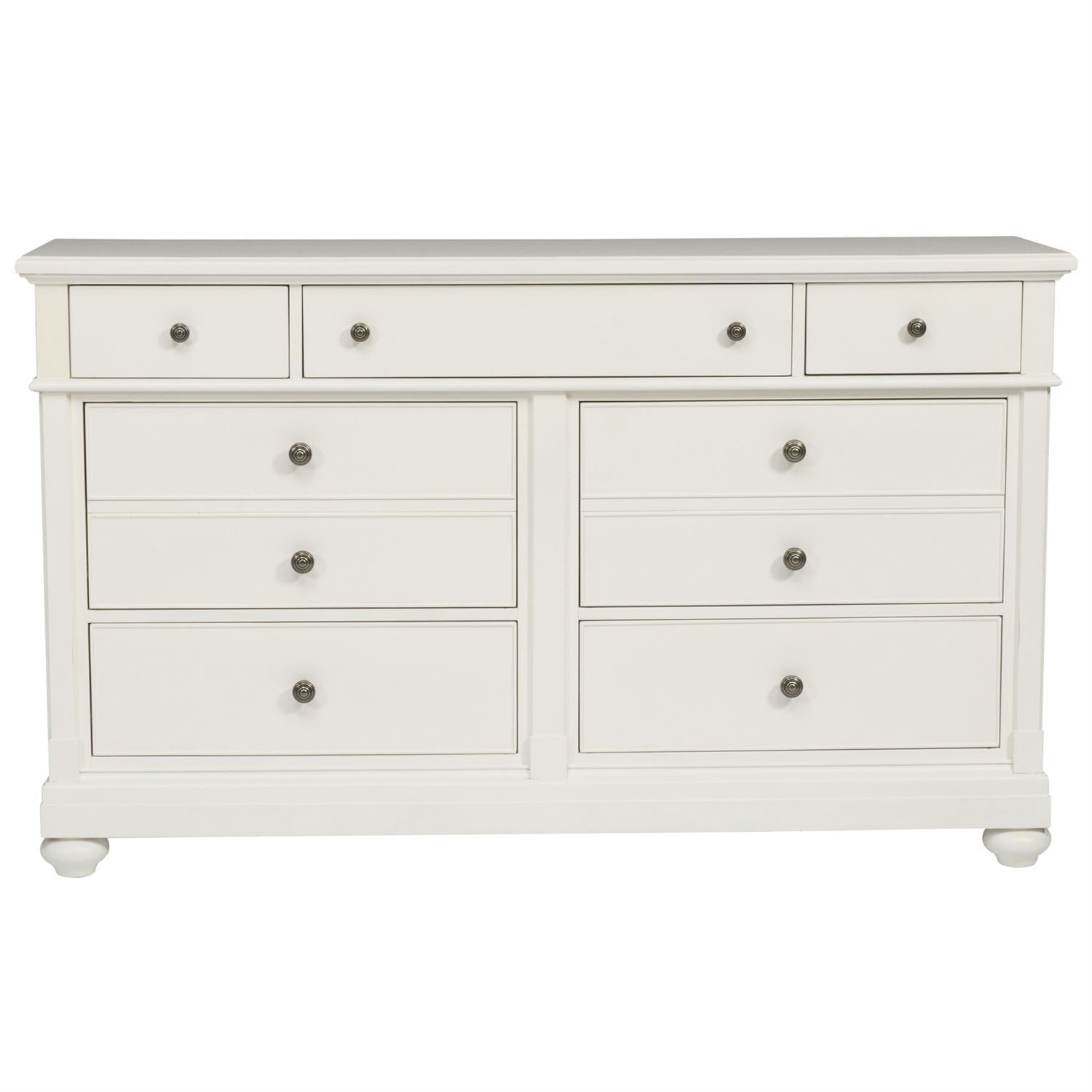 Liberty Furniture Harbor View - 7 Drawer Dresser - White | Meri Furniture