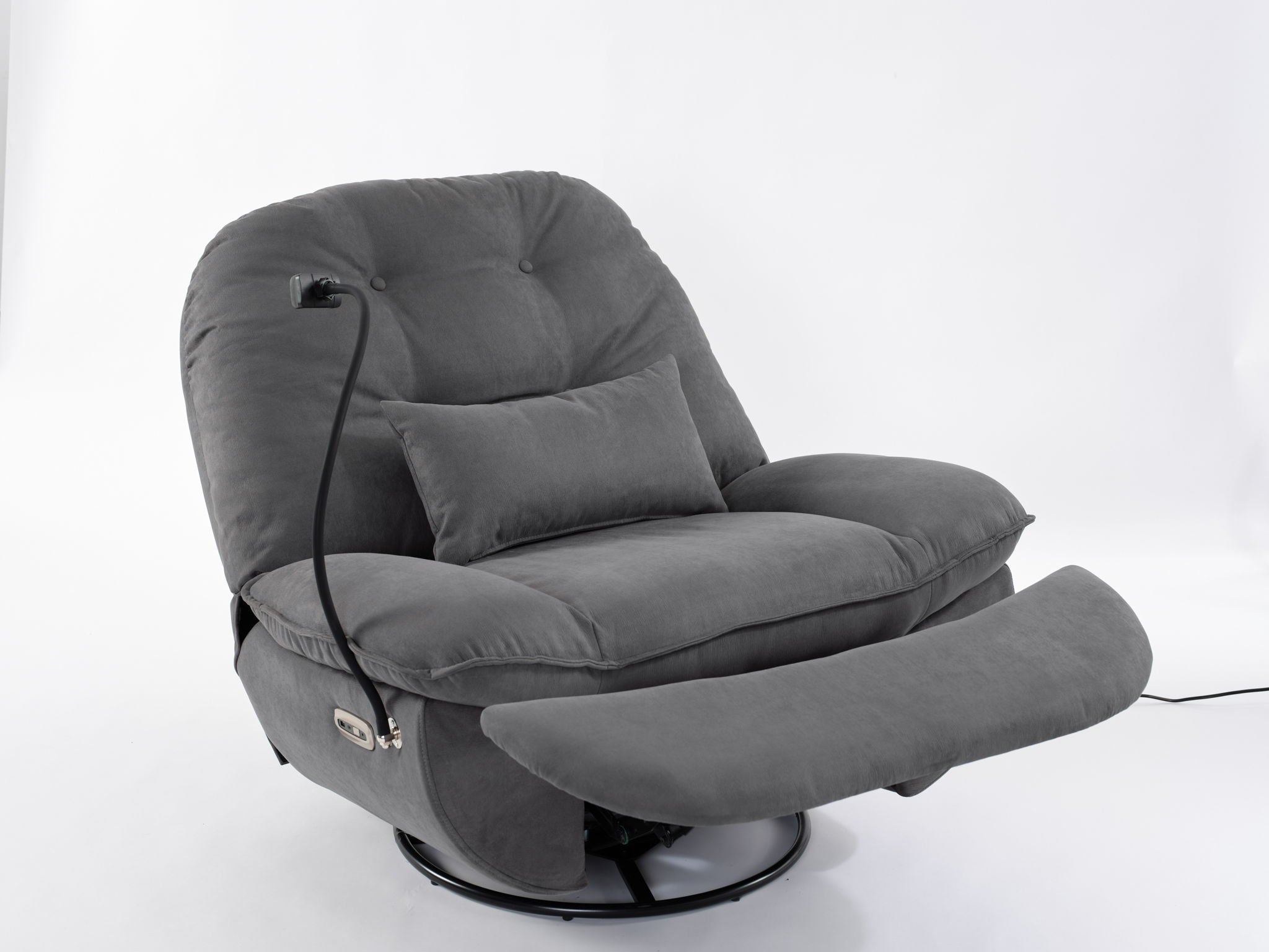 Power Recliner Swivel Glider USB Charger With Bluetooth Music Player, Sleep, Working, Game And Leisure