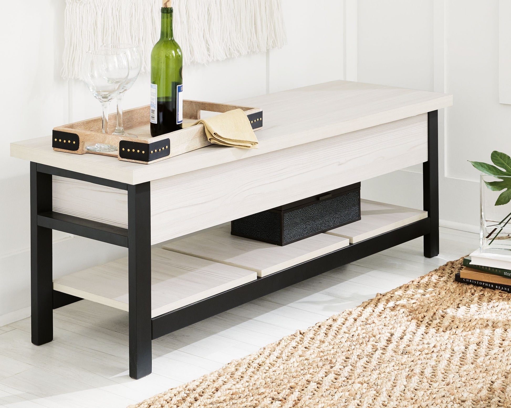Signature Design by Ashley® Rhyson - Storage Bench | Meri Furniture