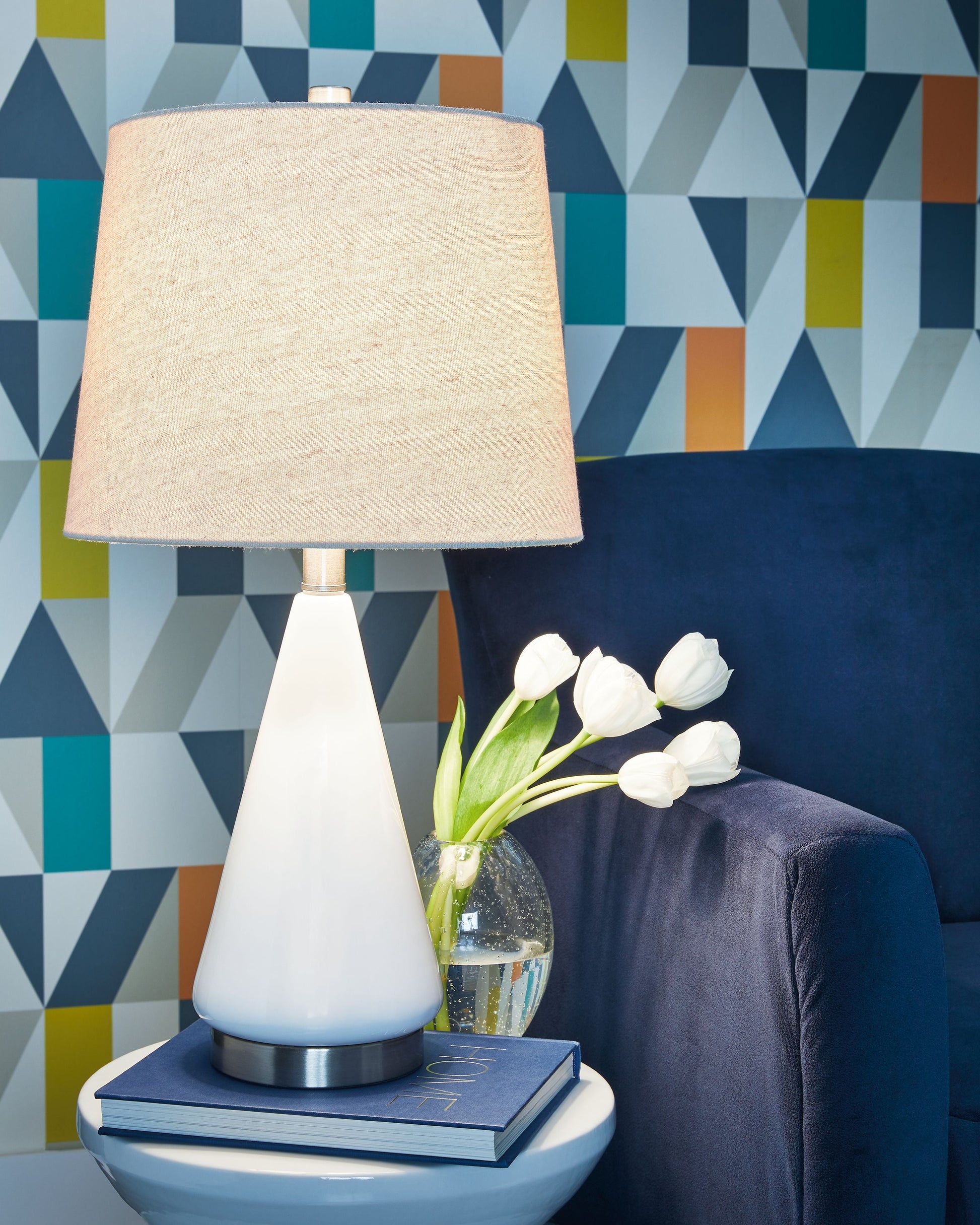 Signature Design by Ashley® Ackson - Ceramic Table Lamp Set | Meri Furniture