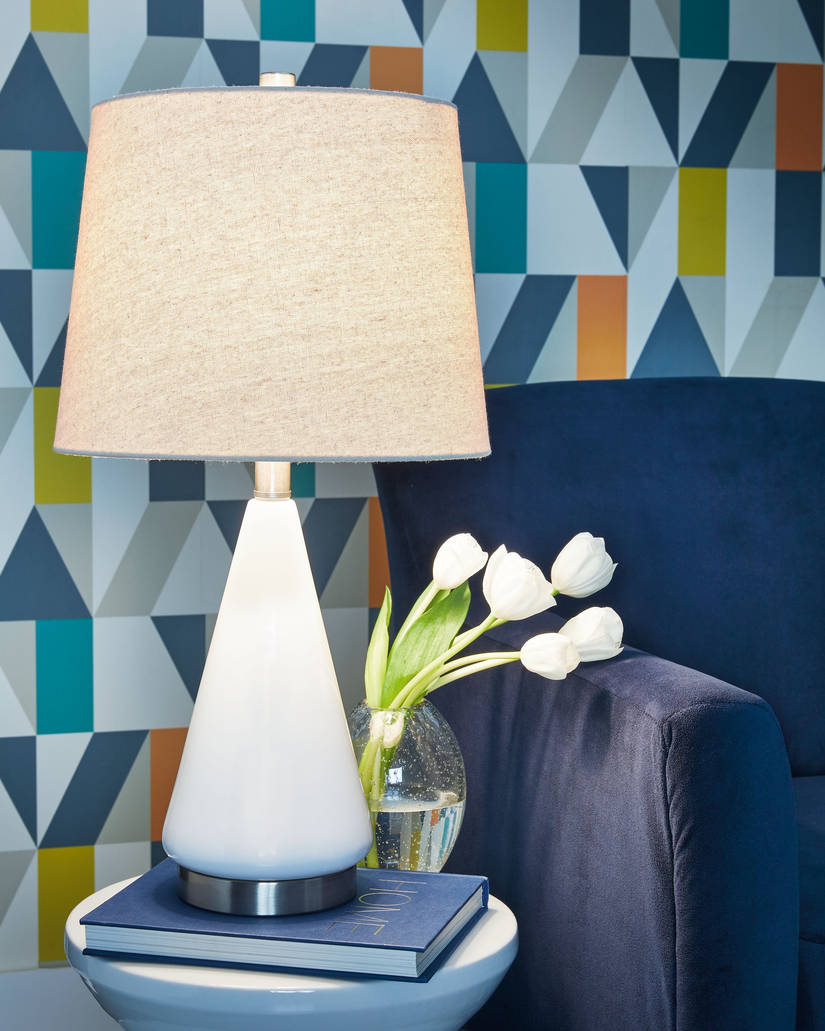 Signature Design by Ashley® Ackson - Ceramic Table Lamp Set | Meri Furniture