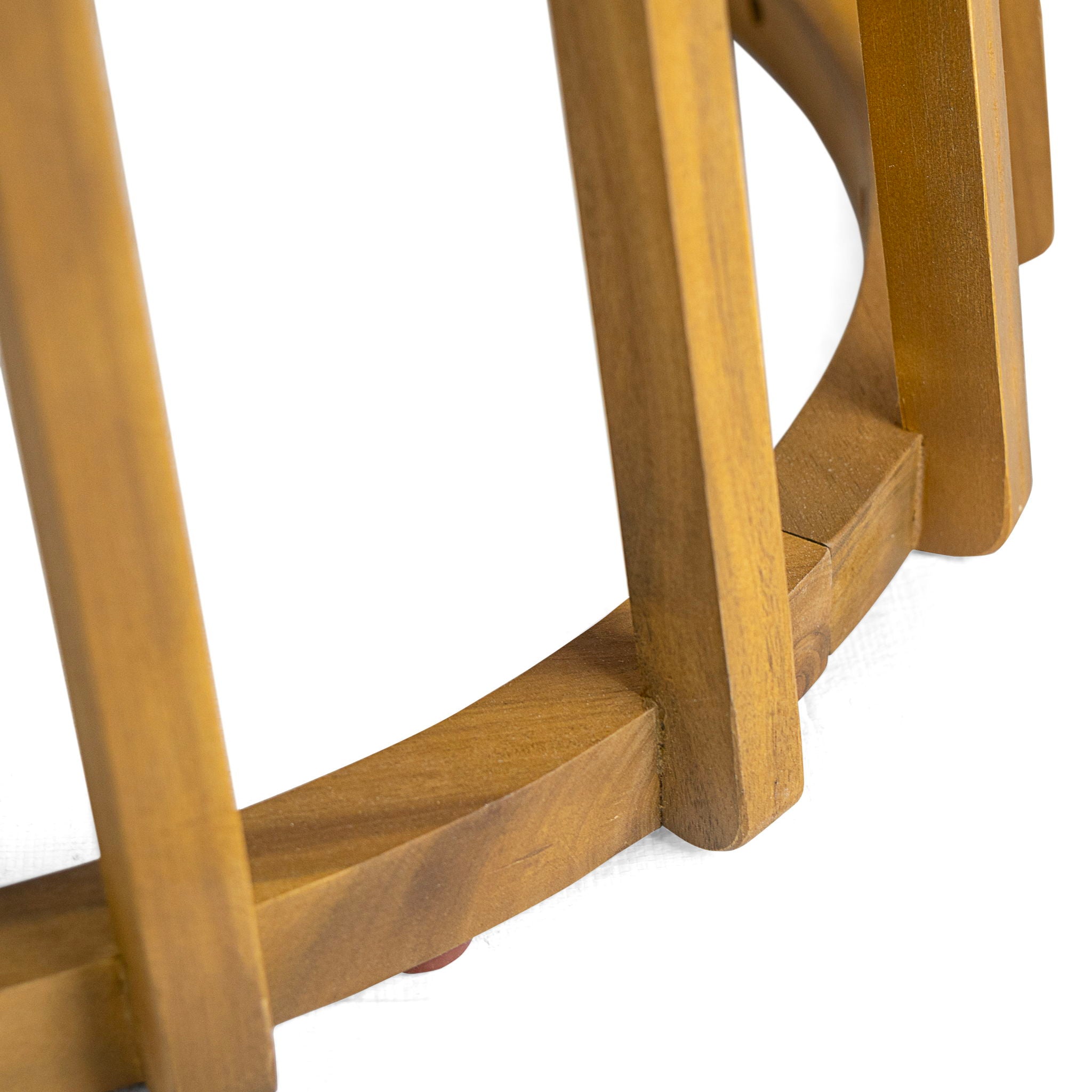 Outdoor Round Top Dining Table, Round Bistro Table - Teak