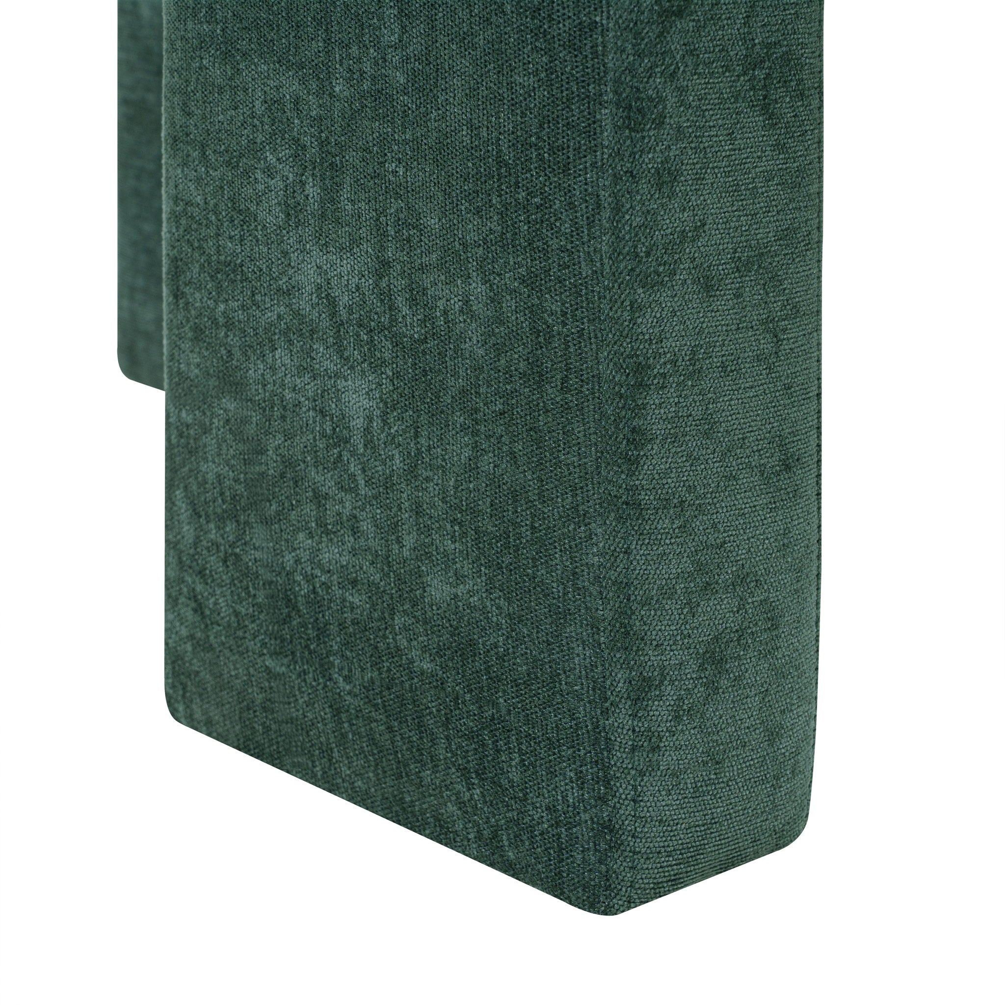 Modern 3 Leg Chenille Accent Chair With Ergonomic Arms & Removable Pillow