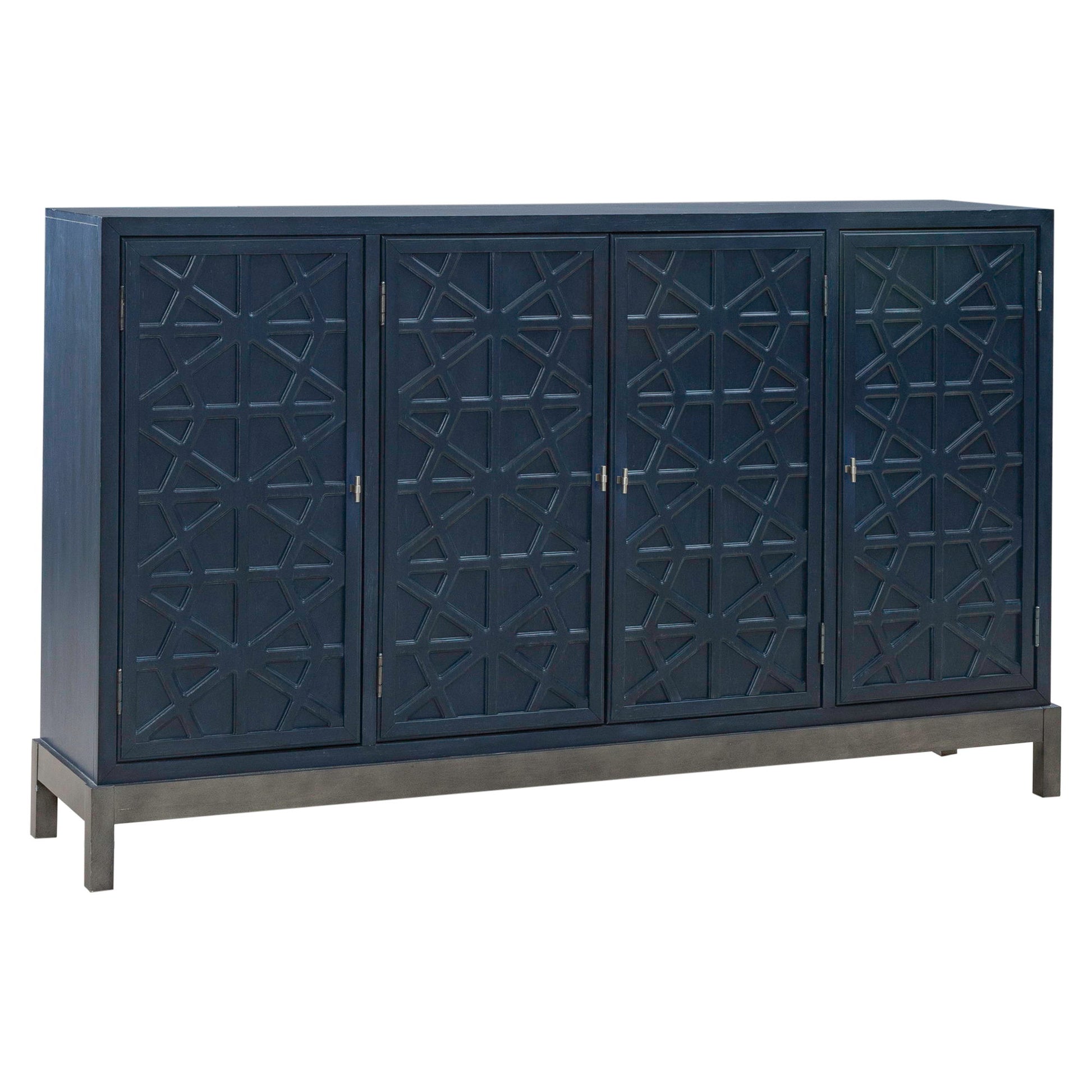 Liberty Furniture Braxton - Accent Cabinet - Azure Blue | Meri Furniture