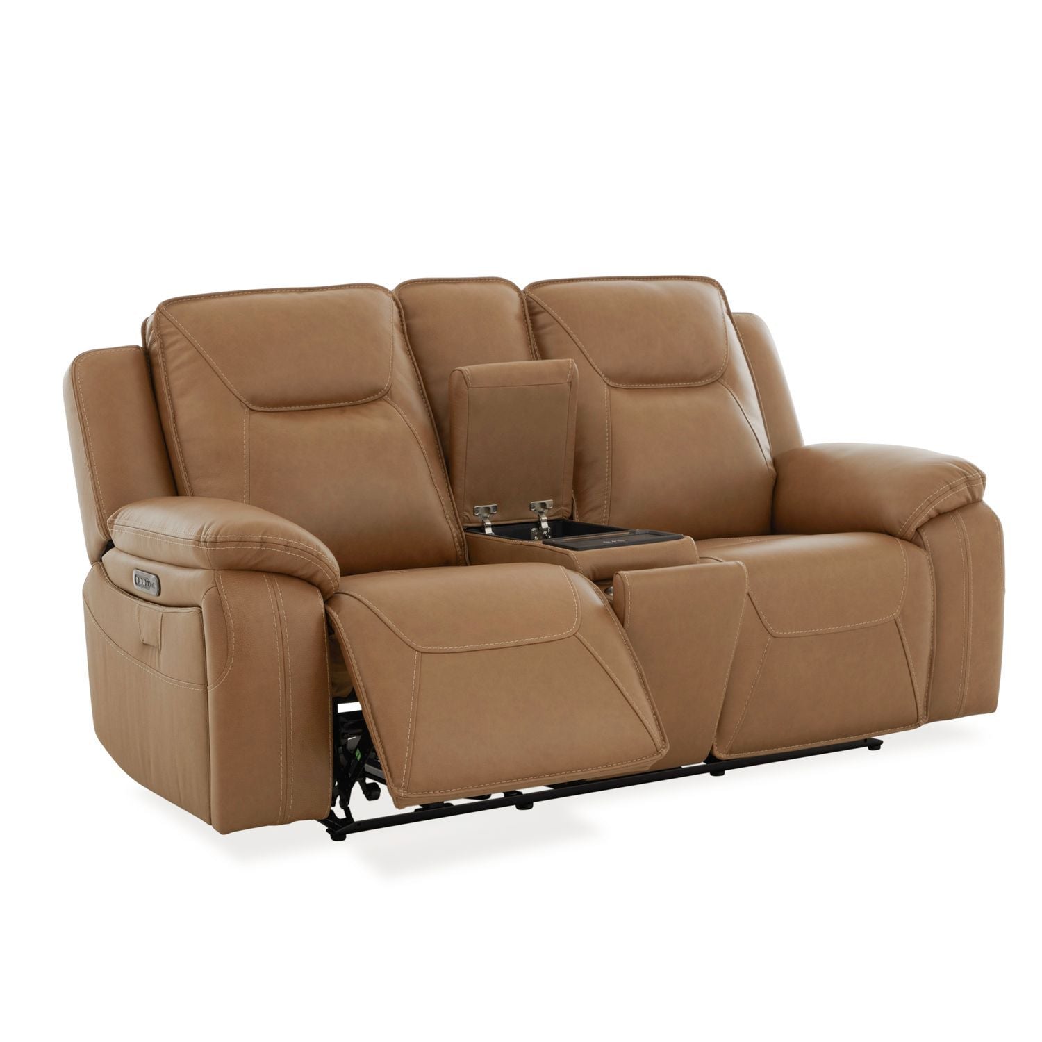 Callihan - Loveseat With Console P3 & ZW - Brown