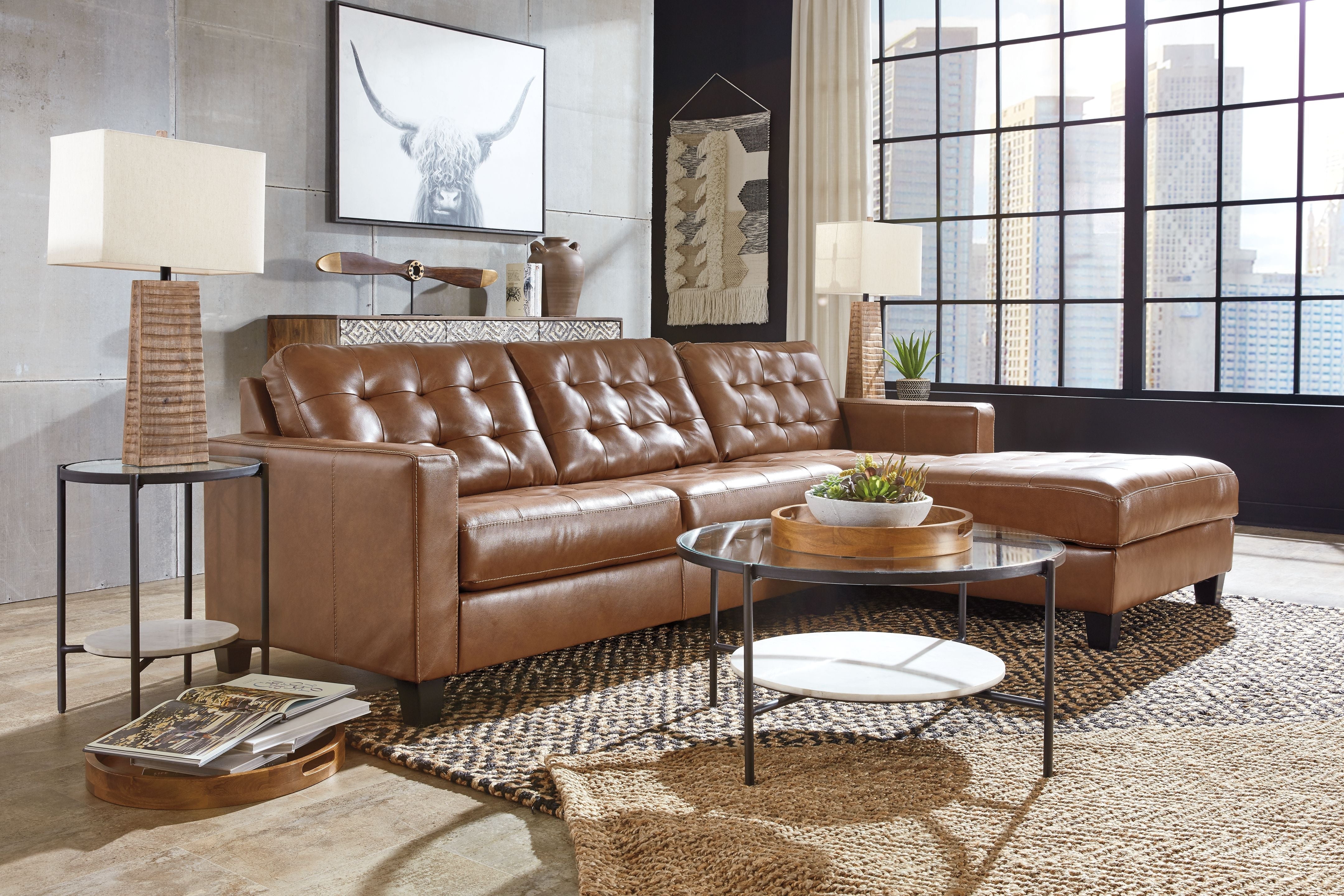 Signature Design by Ashley® Baskove - Sectional | Meri Furniture