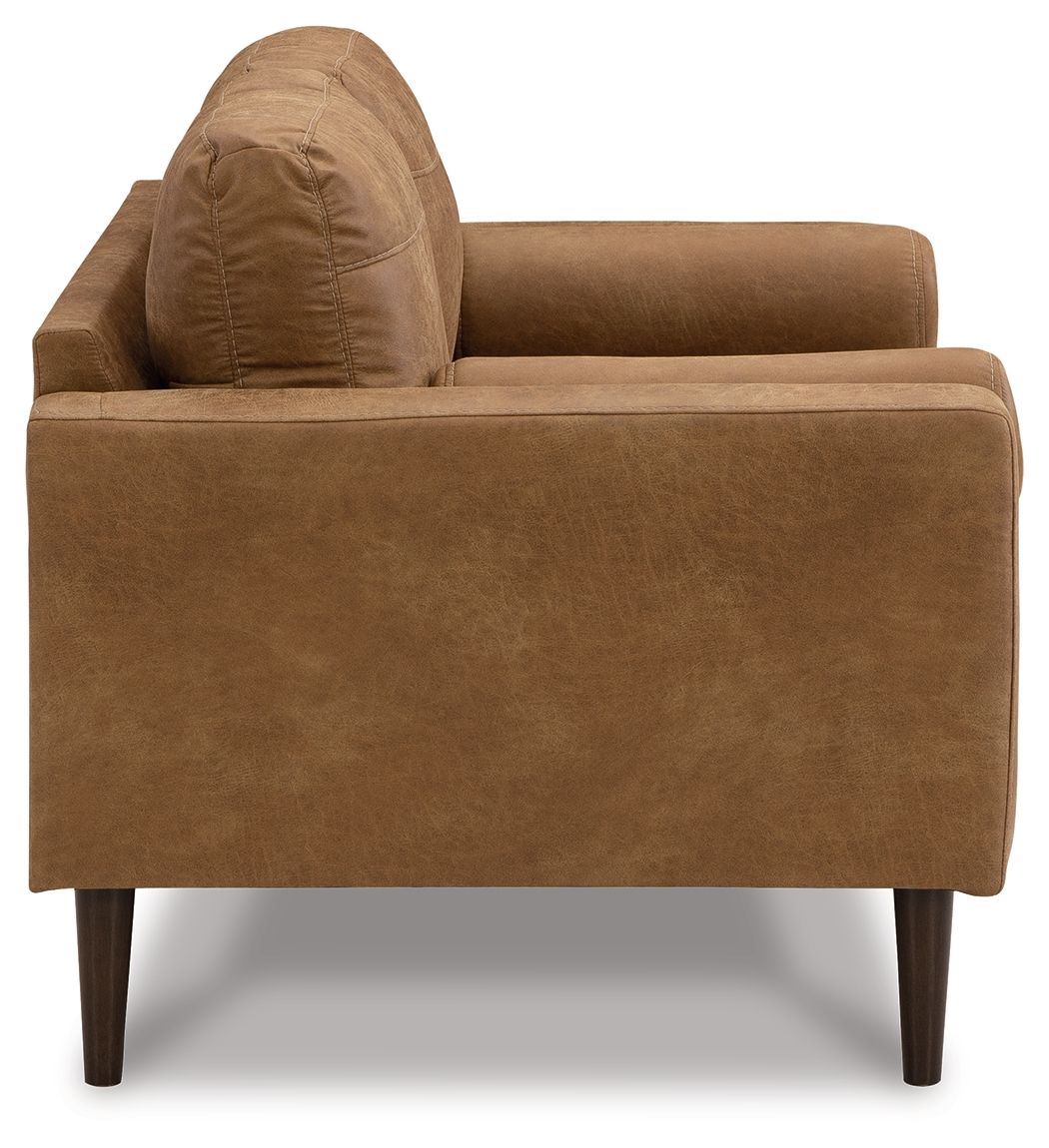 Signature Design by Ashley® Telora - Caramel - Loveseat | Meri Furniture
