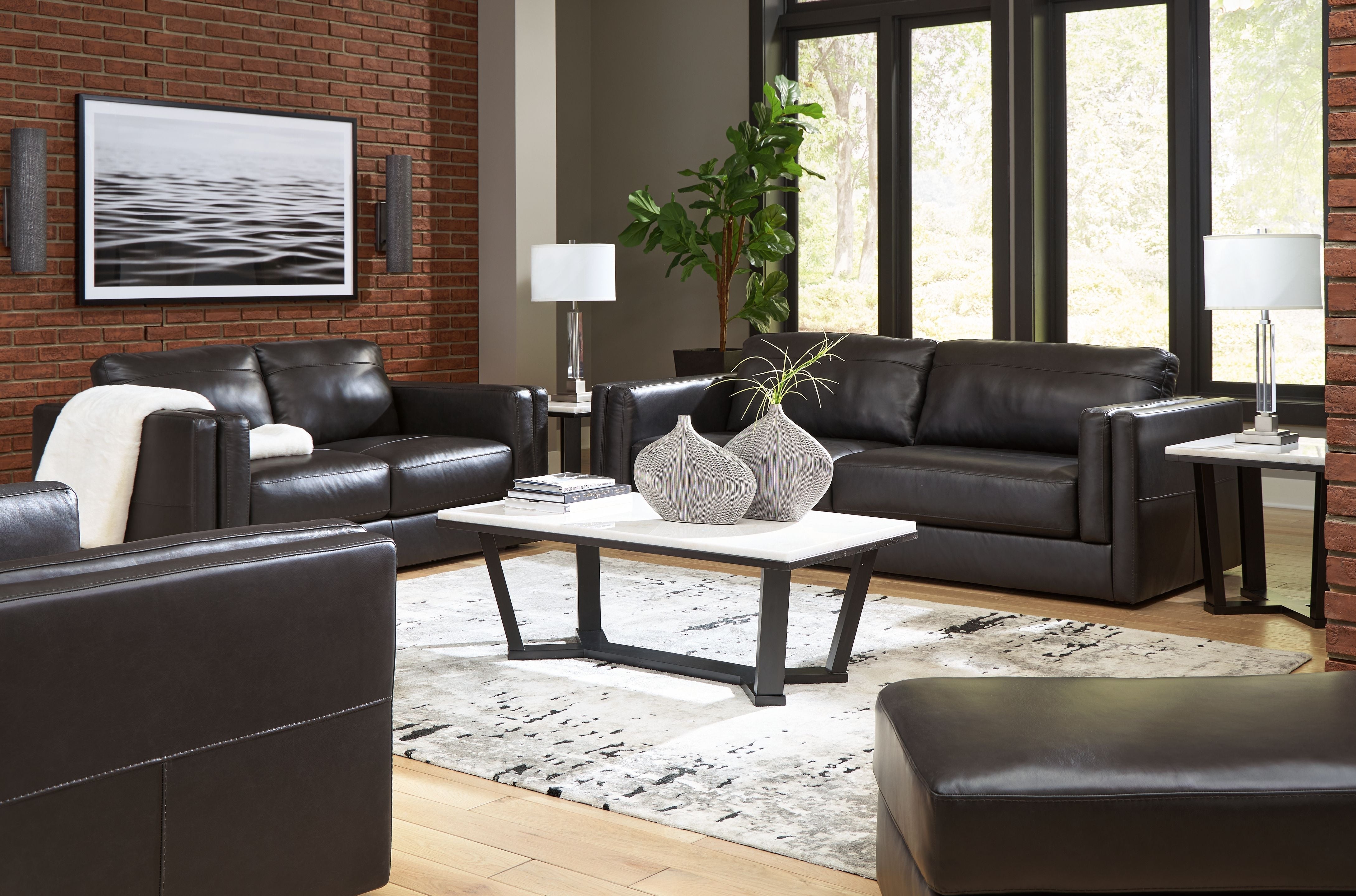 Signature Design by Ashley® Amiata - Living Room Set | Meri Furniture