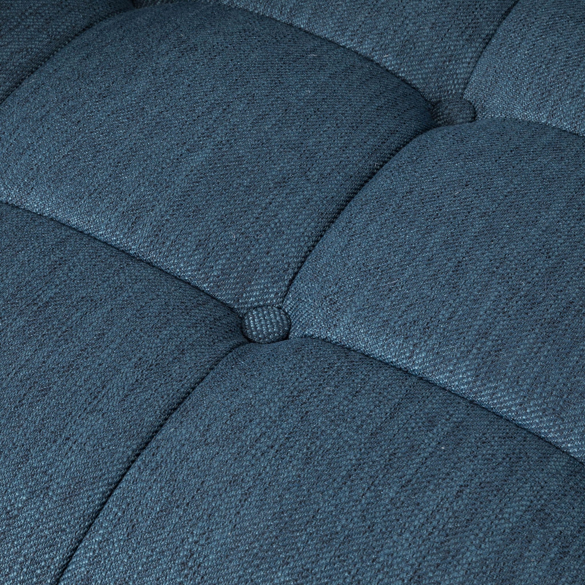 Contemporary Club Chair With Button Tufted Waffle Stitch