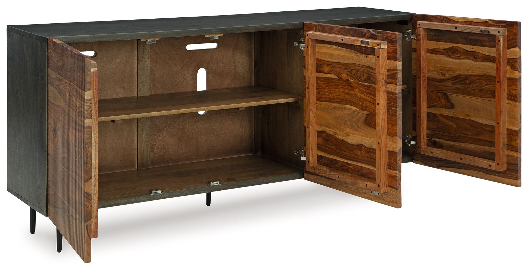 Signature Design by Ashley® Darrey - Natural / Brown - Accent Cabinet | Meri Furniture