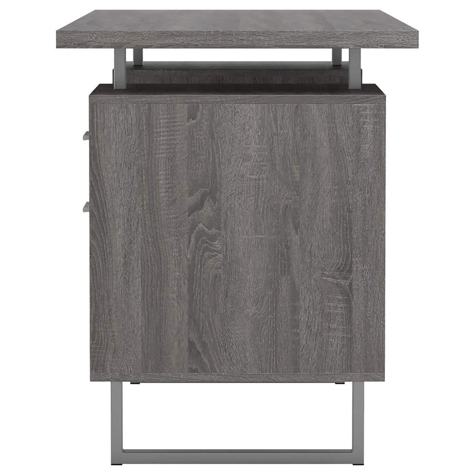 2 Drawer Floating Top Office Desk
