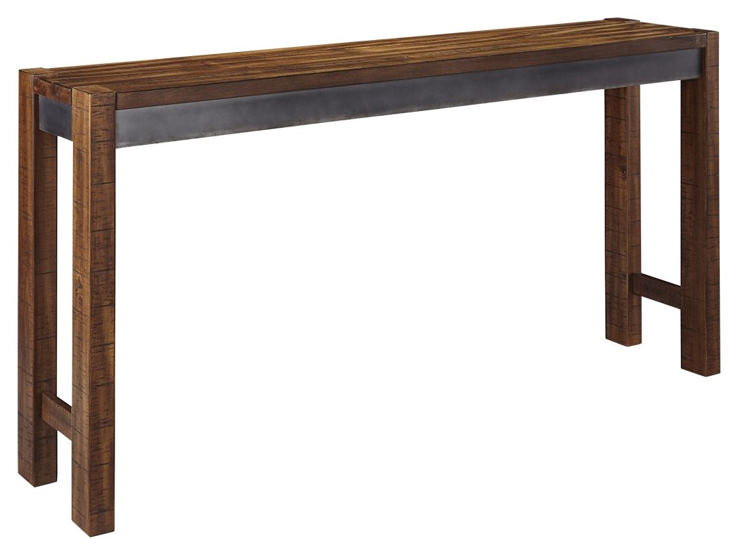Signature Design by Ashley® Torjin - Dark Brown - Long Counter Table | Meri Furniture