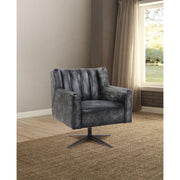 ACME Brancaster - Executive Office Chair - Vintage Black Top Grain Leather | Meri Furniture