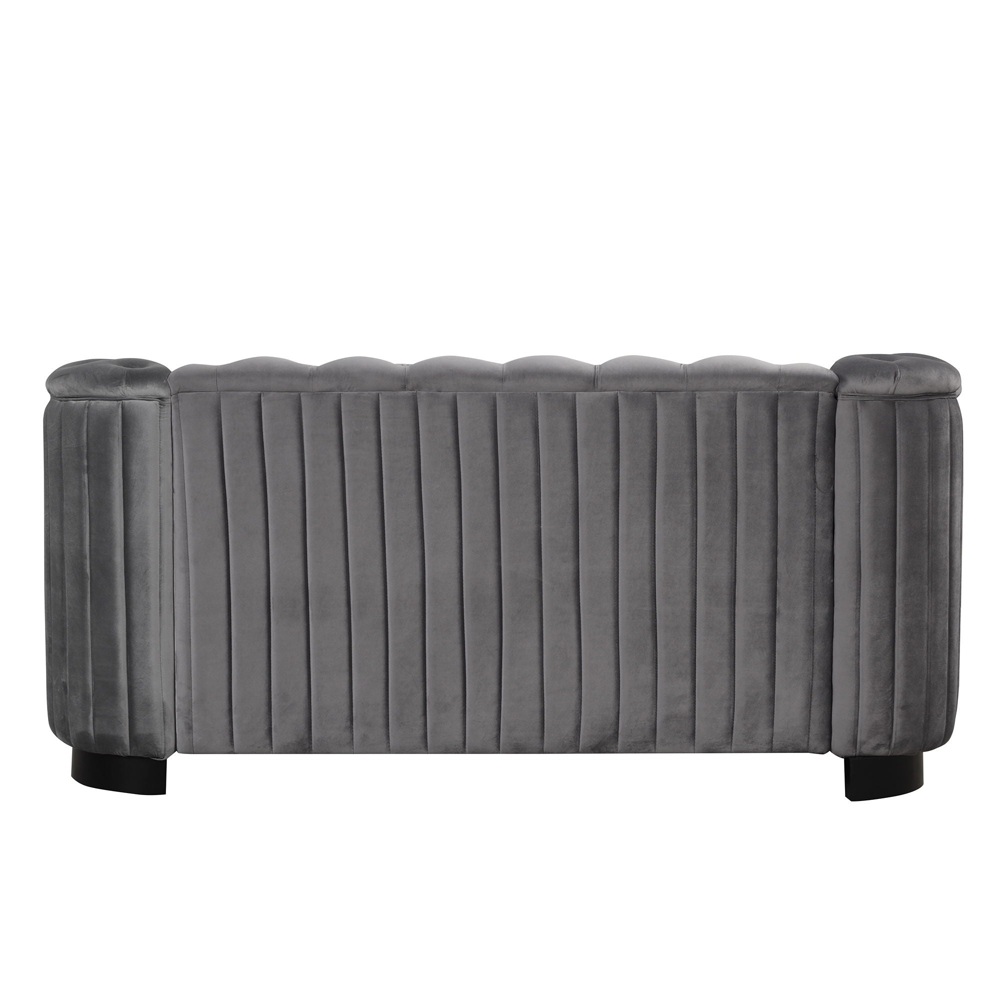 Upholstered Loveseat Sofa With Thick Removable Seat Cushion