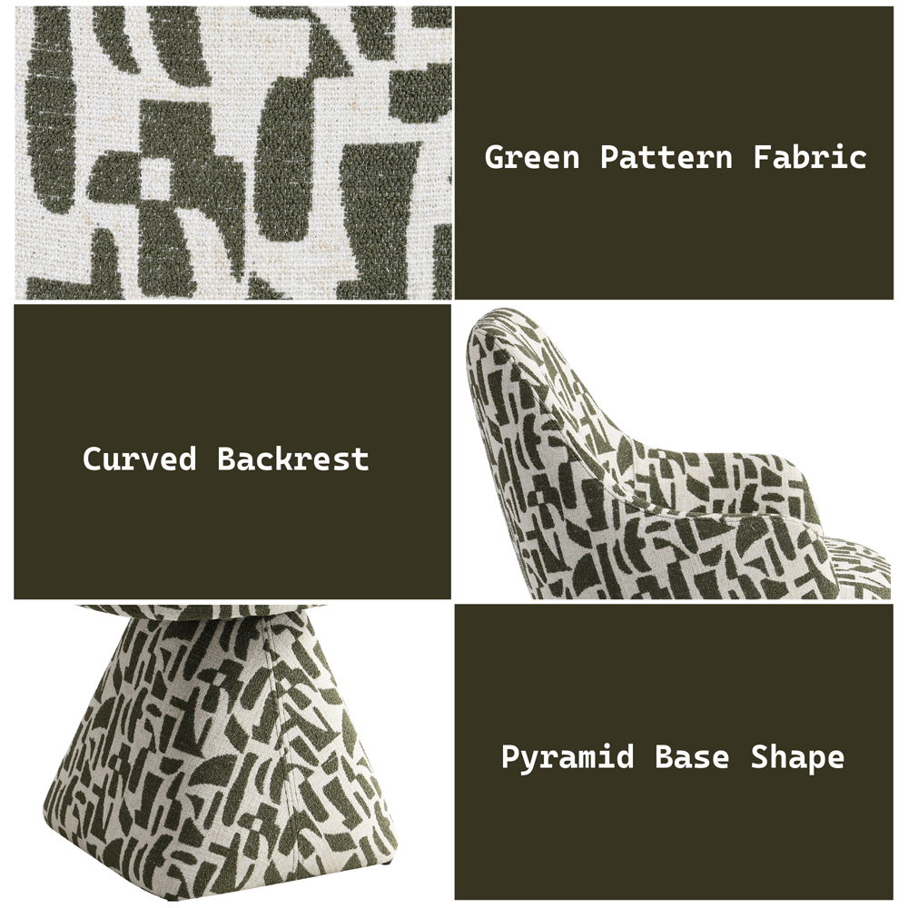 Priel - Accent Chair With Swivel - Green