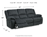 Ashley Furniture Draycoll - Reclining Sofa | Meri Furniture